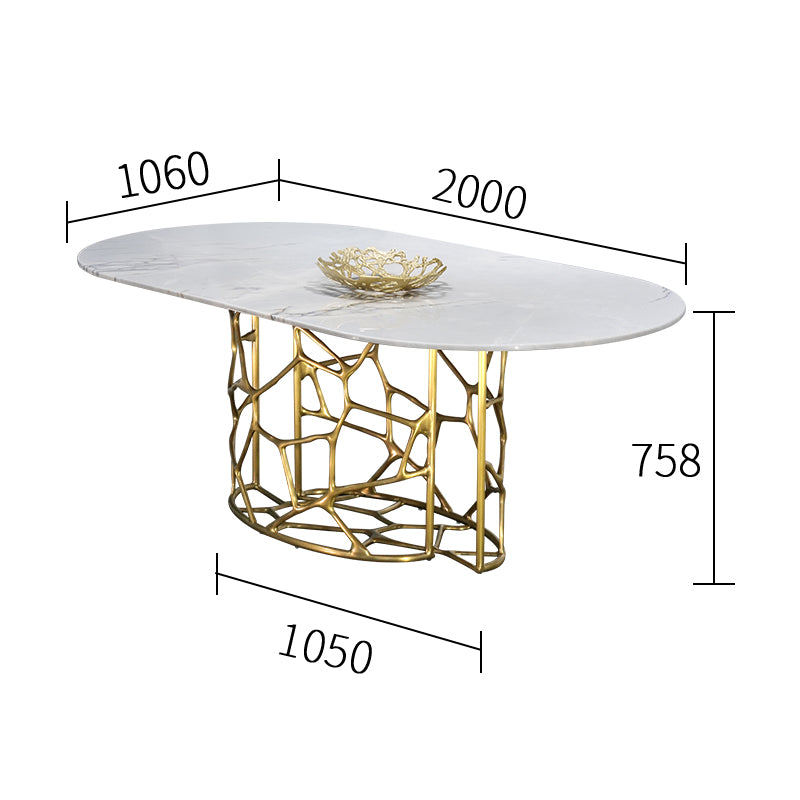 Marble long table