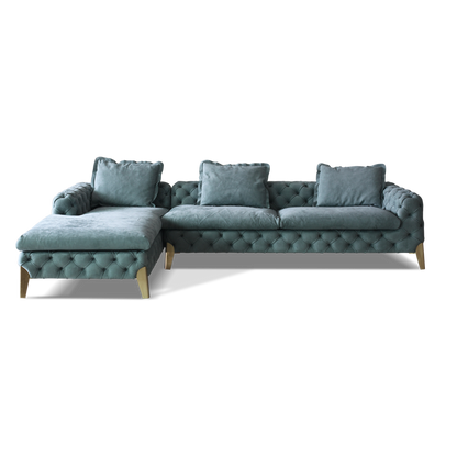 American style low copper leg sofa