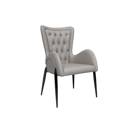 High back dining chair