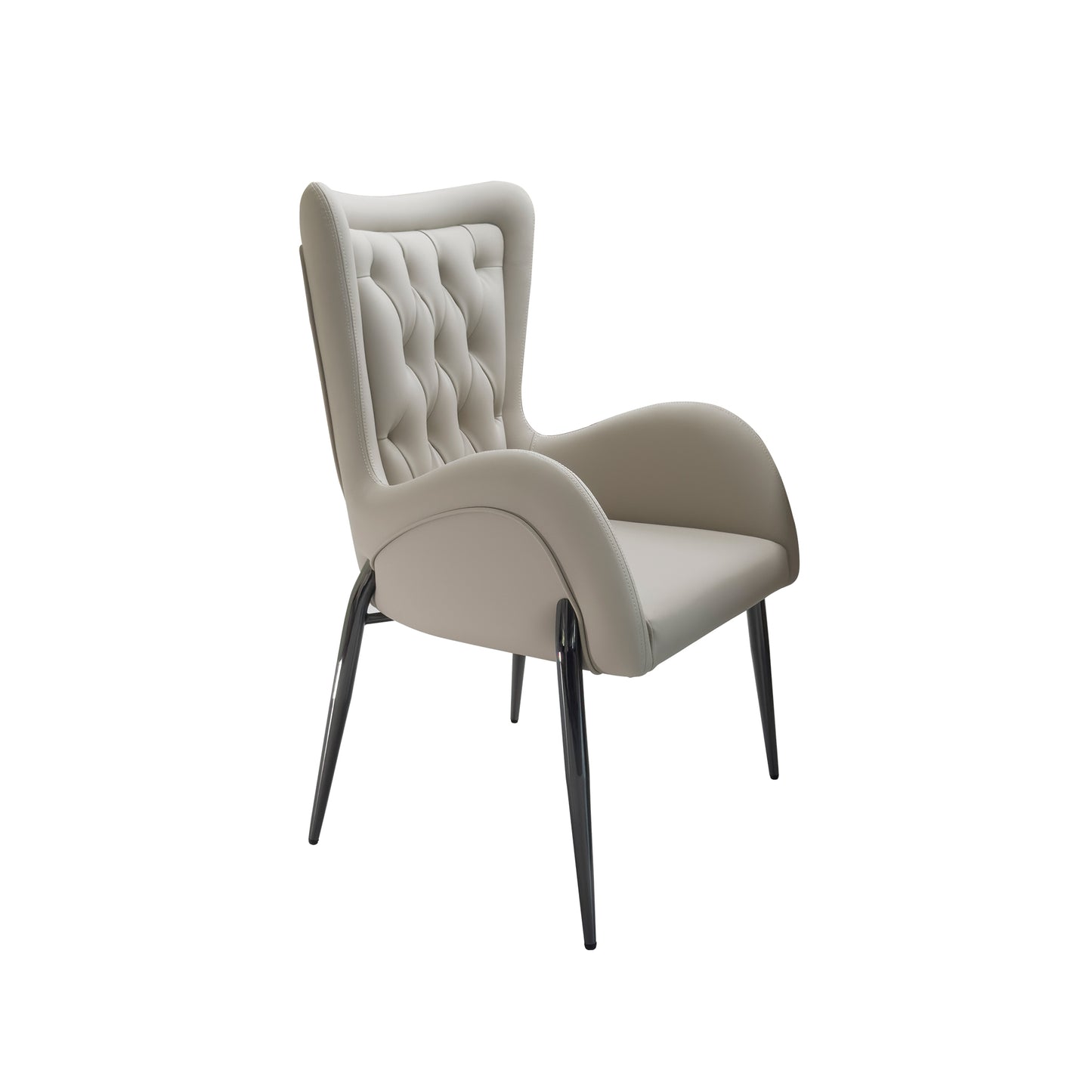High back dining chair