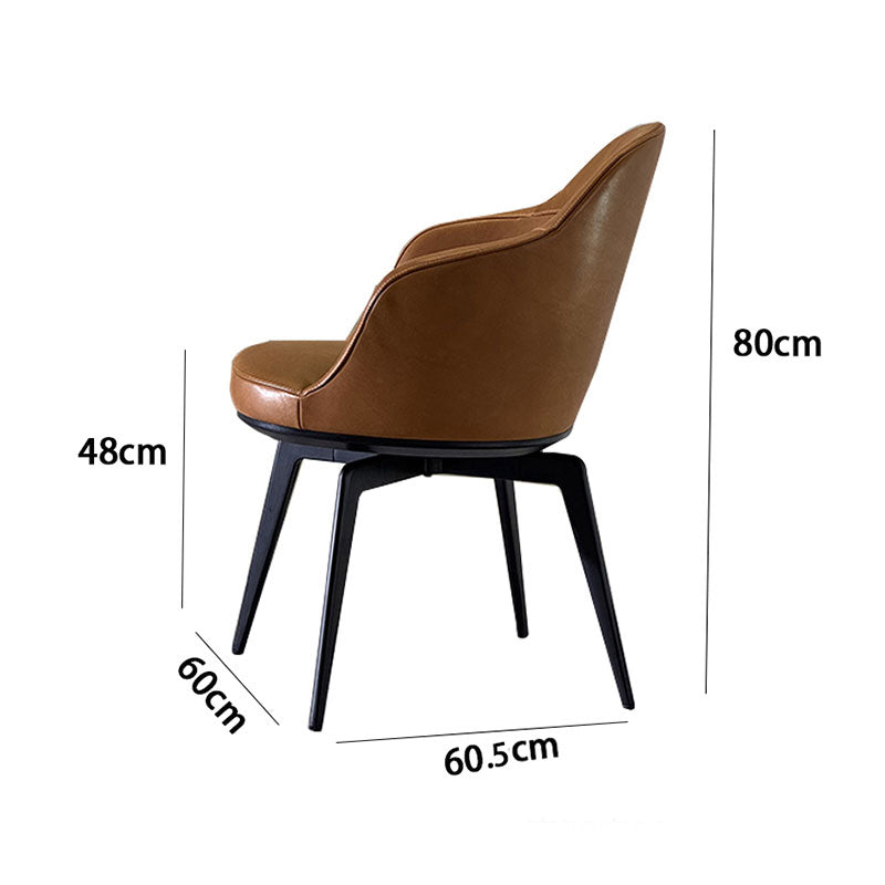 caratos Swivel arm dining chair