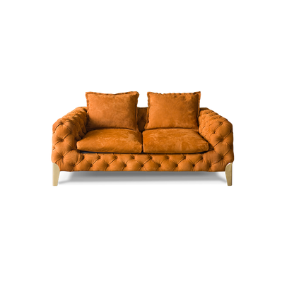 American style low copper leg sofa