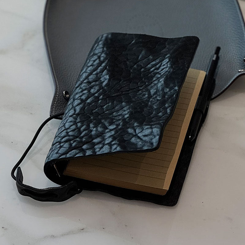 Genuine leather notebook