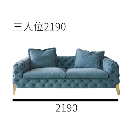 American style low copper leg sofa