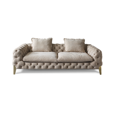 American style low copper leg sofa