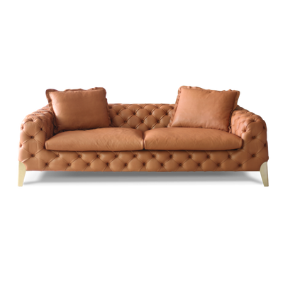 American style low copper leg sofa