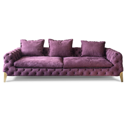 American style low copper leg sofa