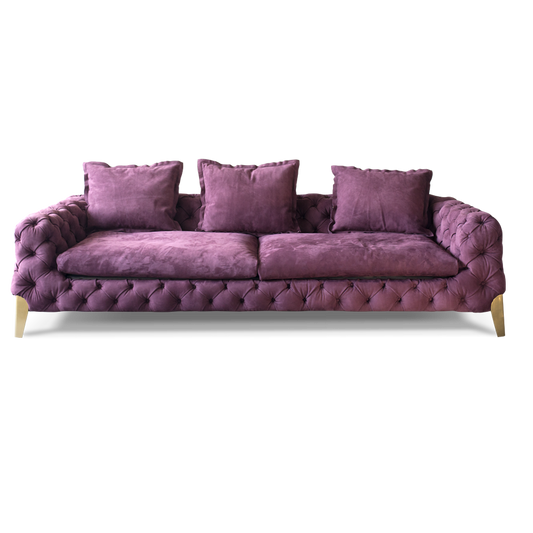 American style low copper leg sofa