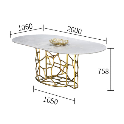 Marble long table