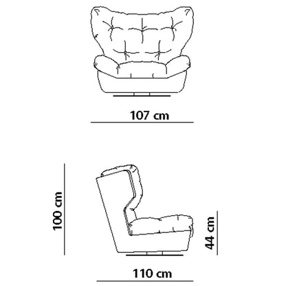 Cloud swivel chair