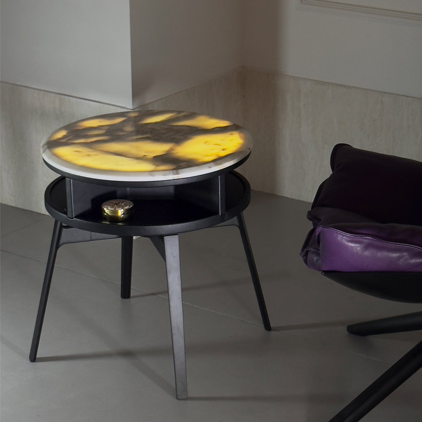 Marble Bedside Table