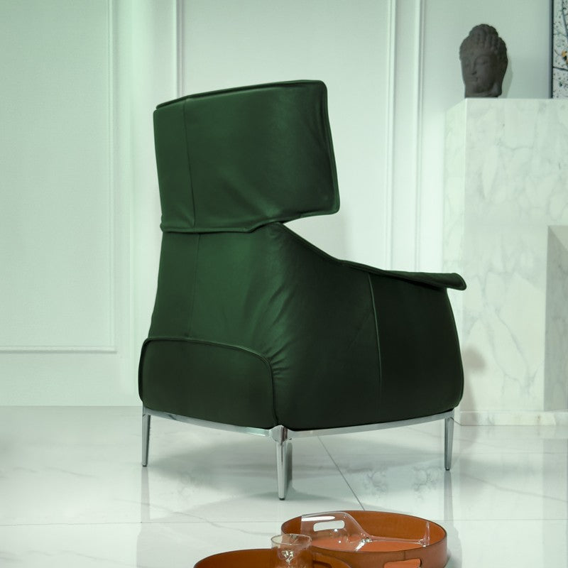 High-back leisure armchair