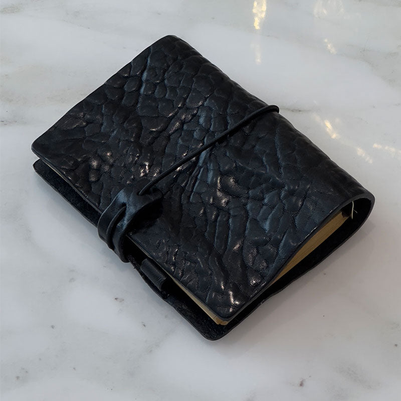 Genuine leather notebook