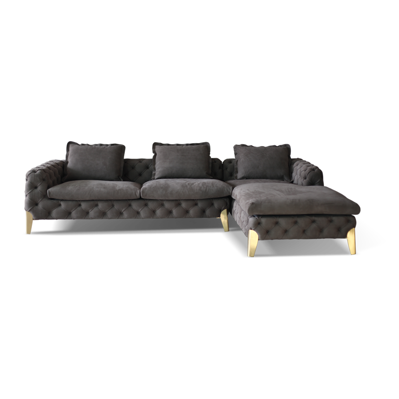 American style low copper leg sofa