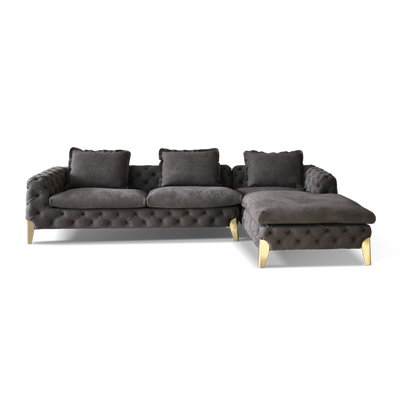American style low copper leg sofa
