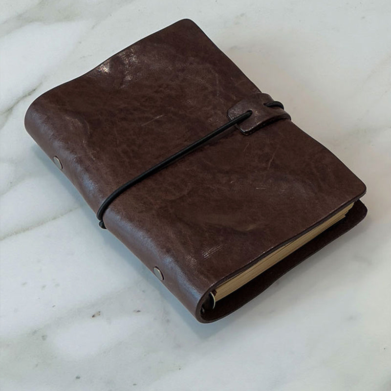 Genuine leather notebook