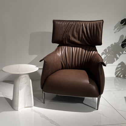 High-back leisure armchair