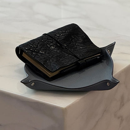 Genuine leather notebook