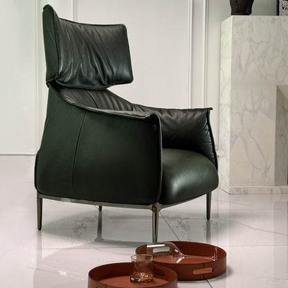 High-back leisure armchair