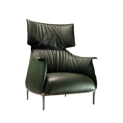High-back leisure armchair